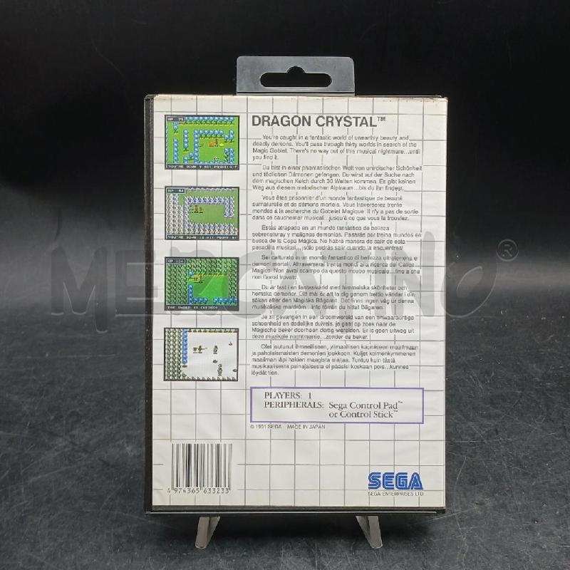 GIOCO SEGA DRAGON CRYSTAL  | Mercatino dell'Usato Roma garbatella 2