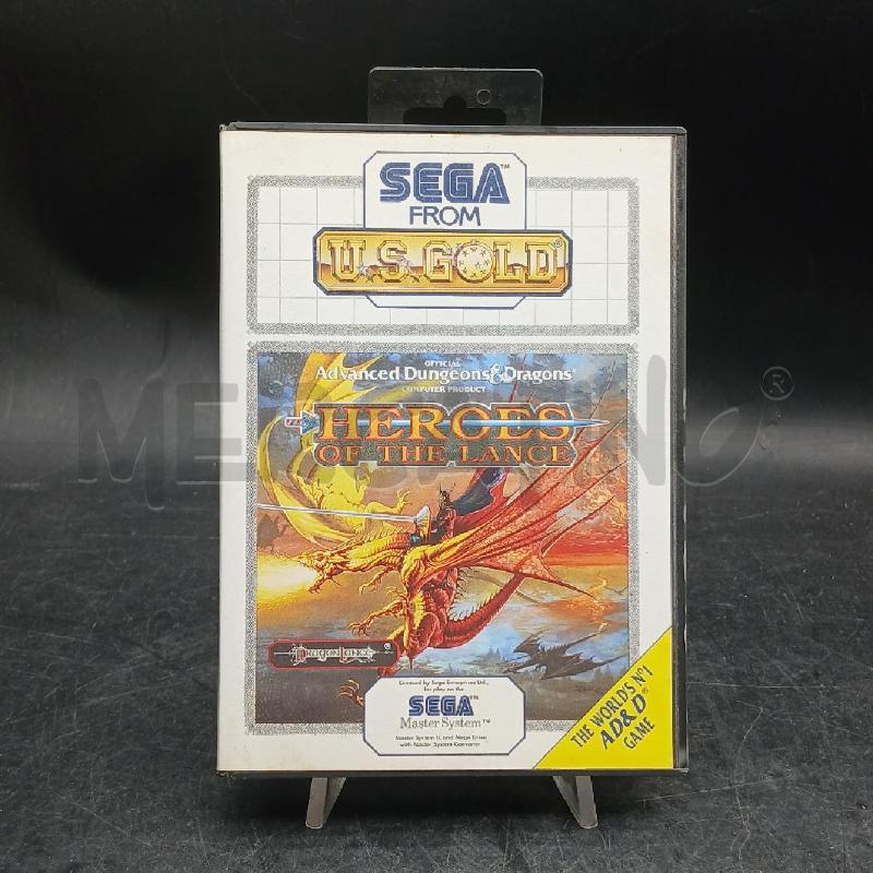 GIOCO SEGA HEROES OF THE LANCE  | Mercatino dell'Usato Roma garbatella 1
