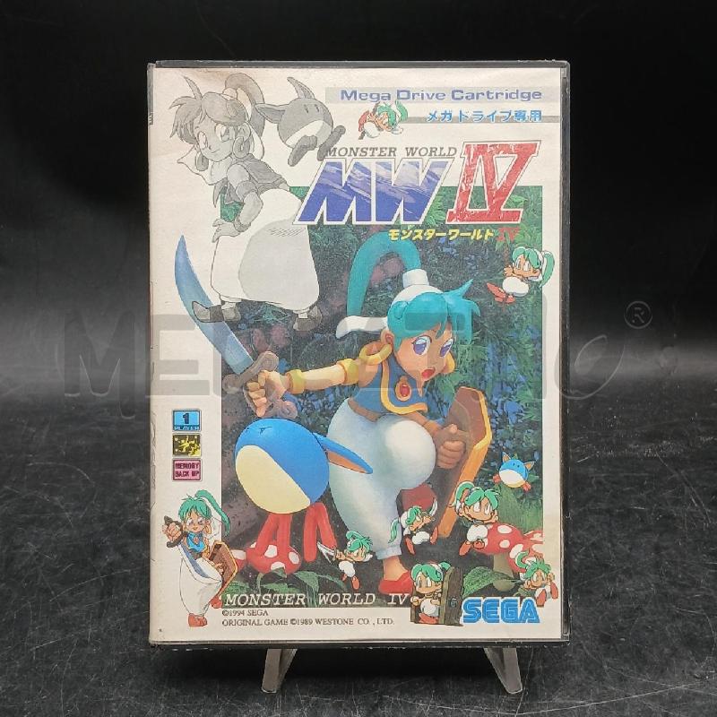 GIOCO SEGA MEDA DRIVE JP MONSTER WORLD IV  | Mercatino dell'Usato Roma garbatella 1