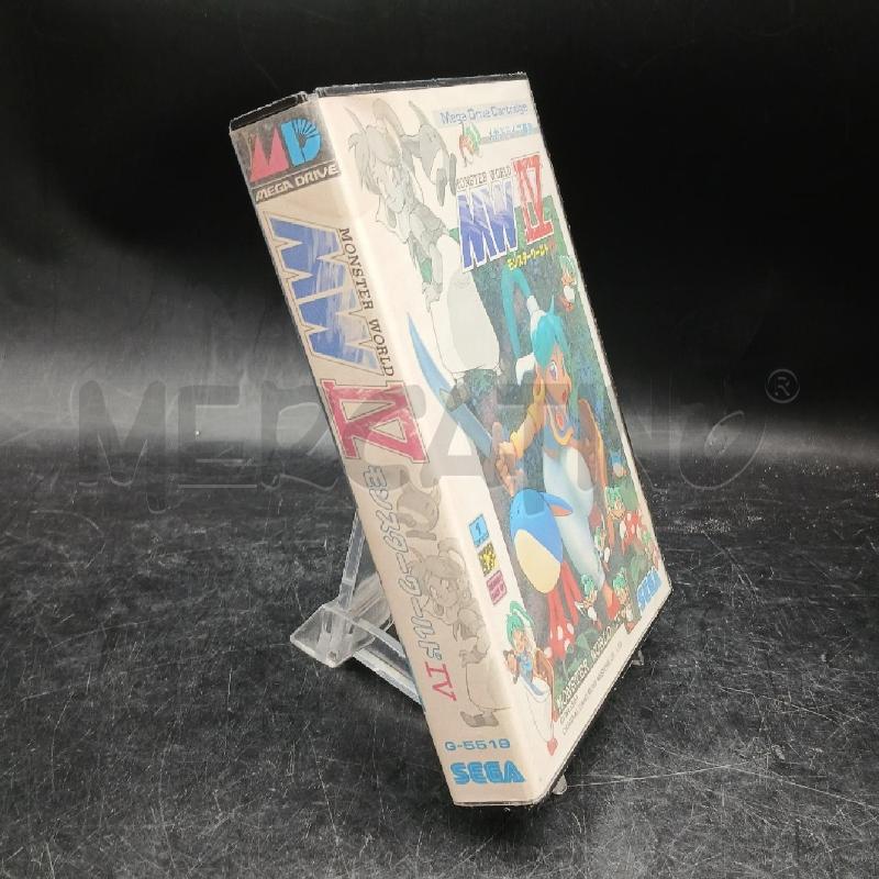 GIOCO SEGA MEDA DRIVE JP MONSTER WORLD IV  | Mercatino dell'Usato Roma garbatella 2