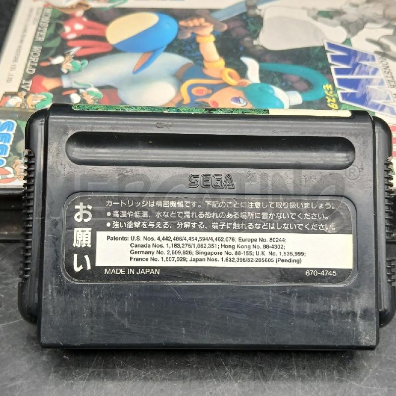 GIOCO SEGA MEDA DRIVE JP MONSTER WORLD IV  | Mercatino dell'Usato Roma garbatella 5