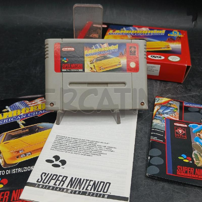 GIOCO SUPER NINTENDO LAMBORGHINI BOX | Mercatino dell'Usato Roma garbatella 3