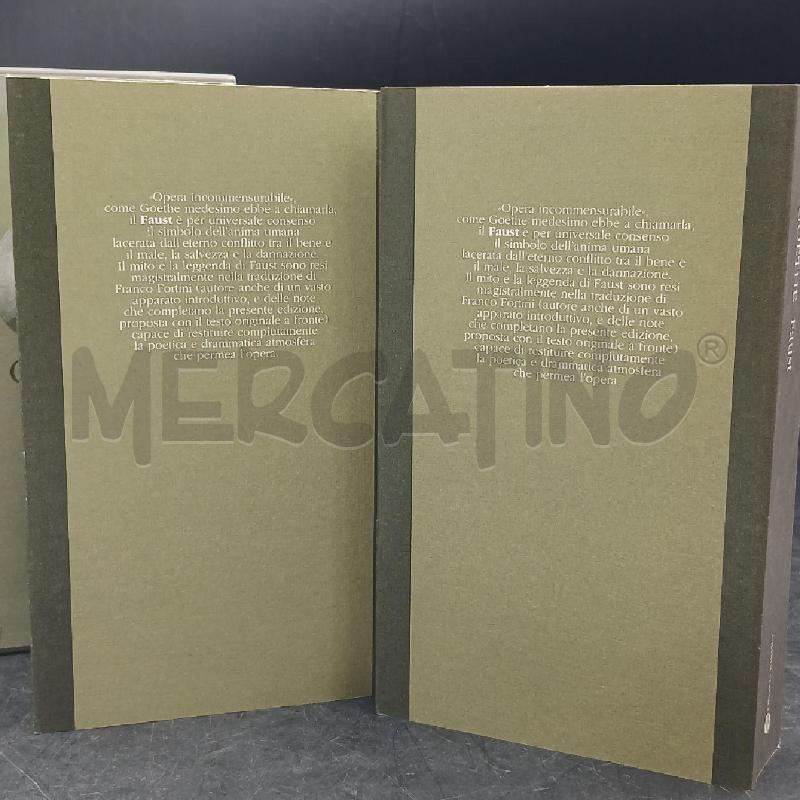 GOETHE FAUST COF 2 VOLL | Mercatino dell'Usato Roma garbatella 4