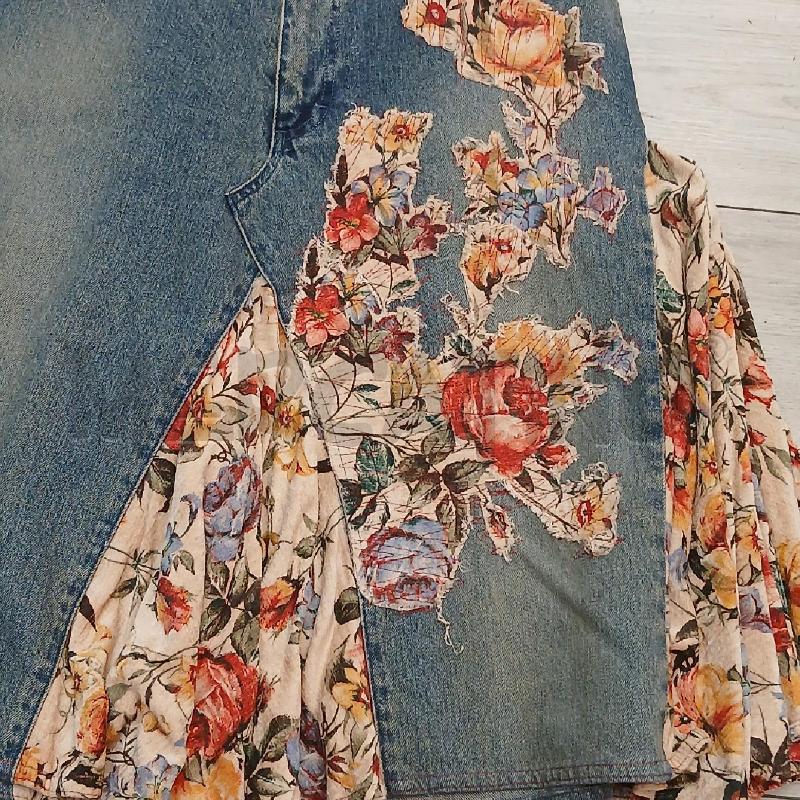 GONNA ANTONIO MARRAS BLU FIORI  | Mercatino dell'Usato Roma garbatella 2