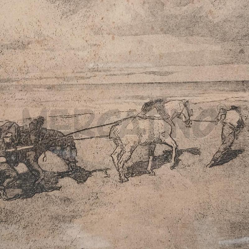 INCISIONE CARRO 1916 | Mercatino dell'Usato Roma garbatella 5