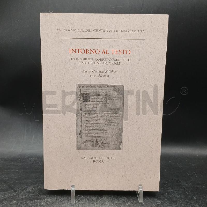 INTORNO AL TESTO TIPOLOGIE DEL CORREDO | Mercatino dell'Usato Roma garbatella 1
