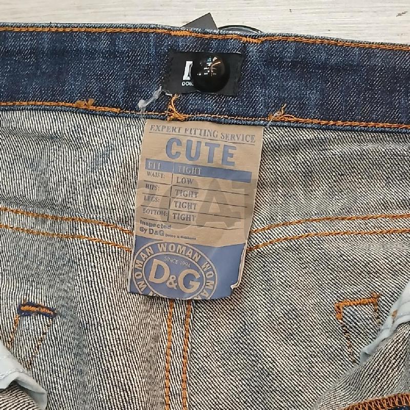 JEANS DONNA DOLCE & GABBANA BLU BORCHIE STRASS | Mercatino dell'Usato Roma garbatella 3