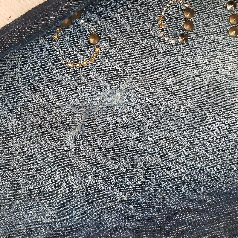 JEANS DONNA DOLCE & GABBANA BLU BORCHIE STRASS | Mercatino dell'Usato Roma garbatella 5