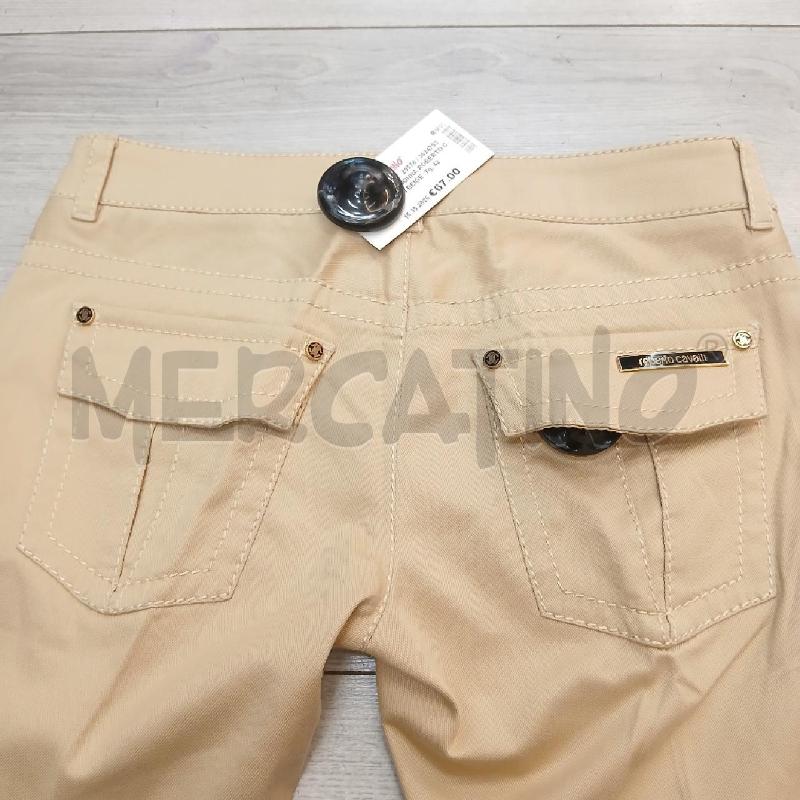 JEANS DONNA ROBERTO CAVALLI BEIGE | Mercatino dell'Usato Roma garbatella 4