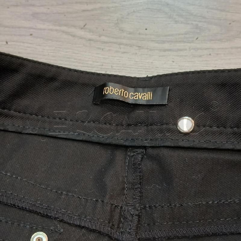 JEANS DONNA ROBERTO CAVALLI NERO  | Mercatino dell'Usato Roma garbatella 2