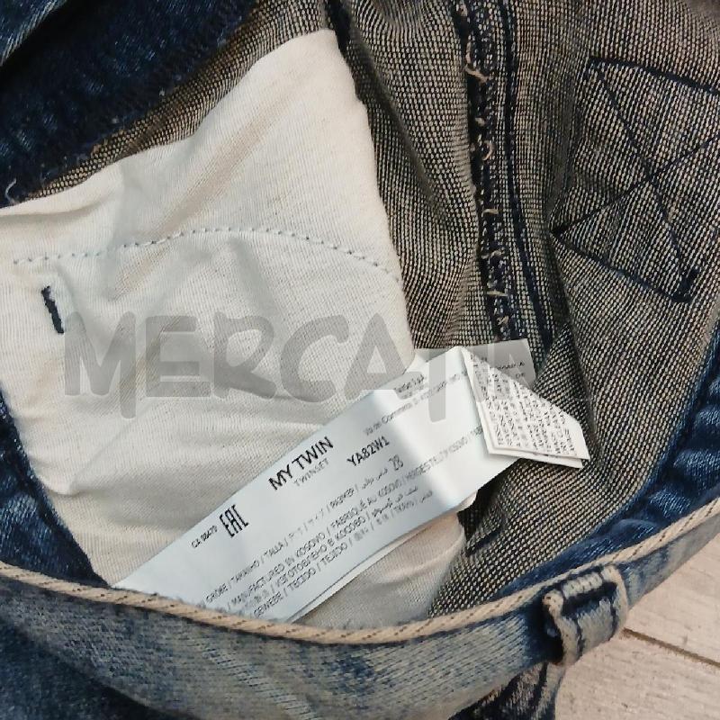 JEANS D TWINSET BLU DET CINT  | Mercatino dell'Usato Roma garbatella 4