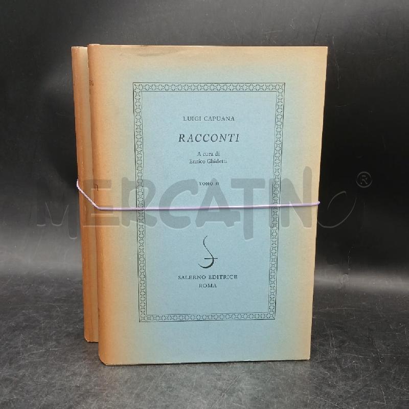 L. CAPUANA RACCONTI 2 VOLL | Mercatino dell'Usato Roma garbatella 1