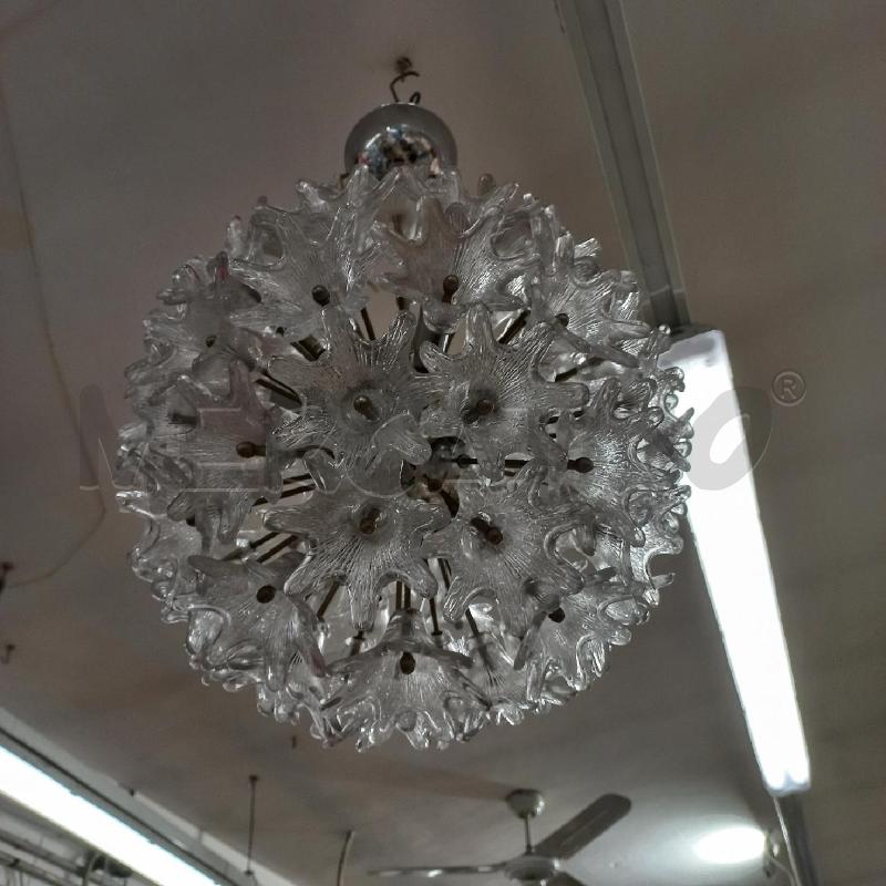 LAMPADARIO SPUTNIK FLOWER VETRO | Mercatino dell'Usato Roma garbatella 2