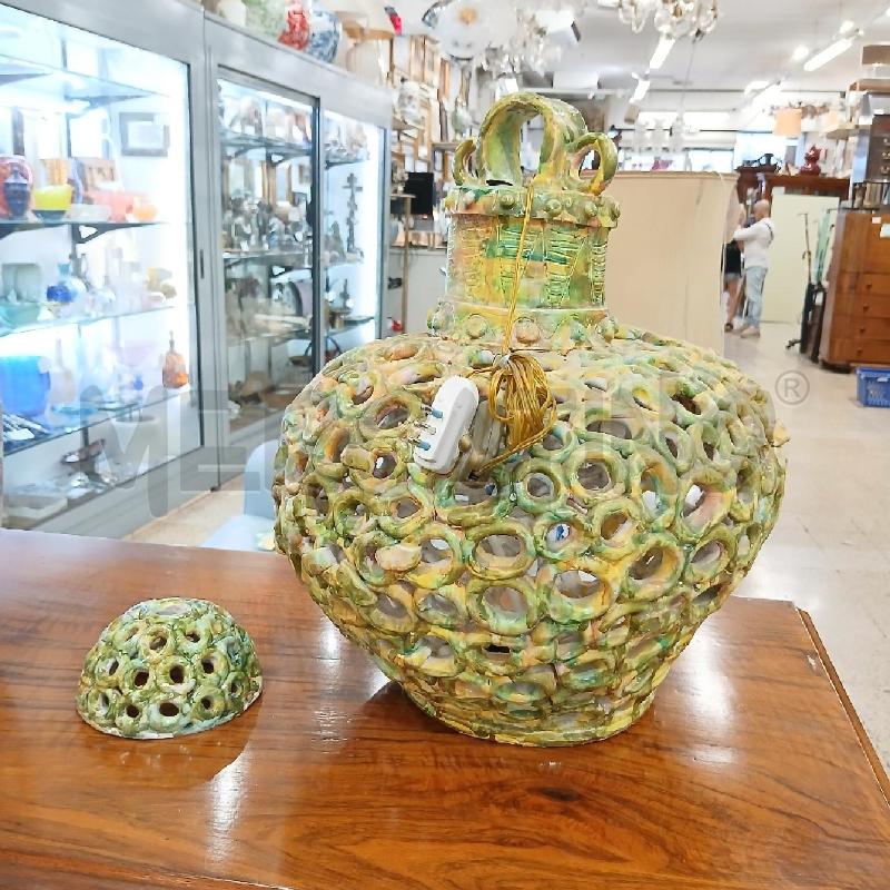 LAMPADA CERAMICA ANELLI  | Mercatino dell'Usato Roma garbatella 1