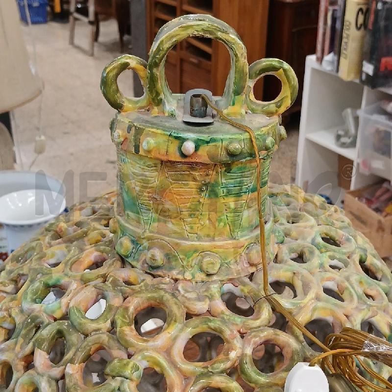 LAMPADA CERAMICA ANELLI  | Mercatino dell'Usato Roma garbatella 2