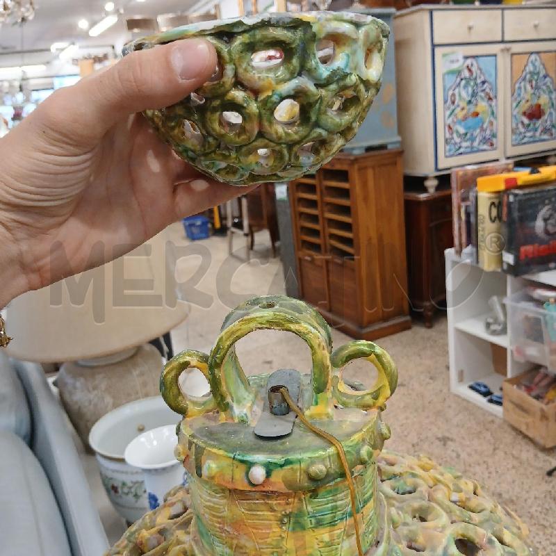 LAMPADA CERAMICA ANELLI  | Mercatino dell'Usato Roma garbatella 4