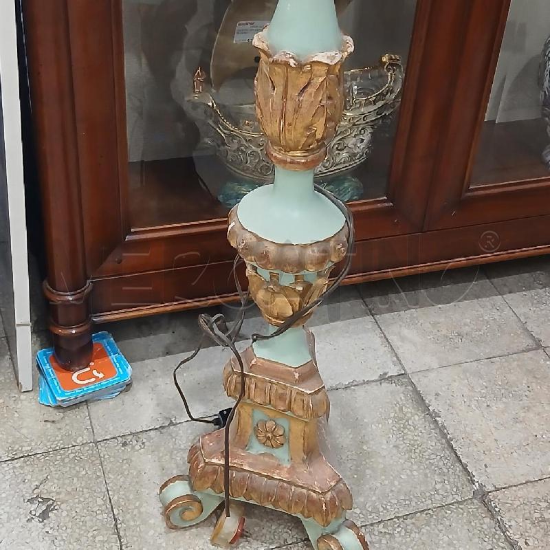LAMPADA DA CANDELIERE AZZURRO  | Mercatino dell'Usato Roma garbatella 2