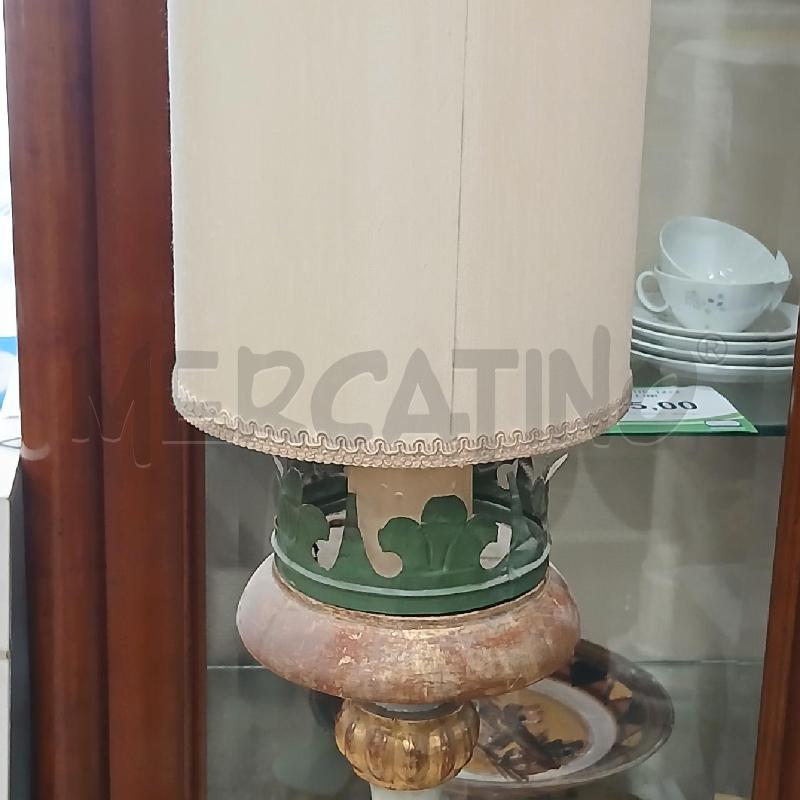 LAMPADA DA CANDELIERE AZZURRO  | Mercatino dell'Usato Roma garbatella 3