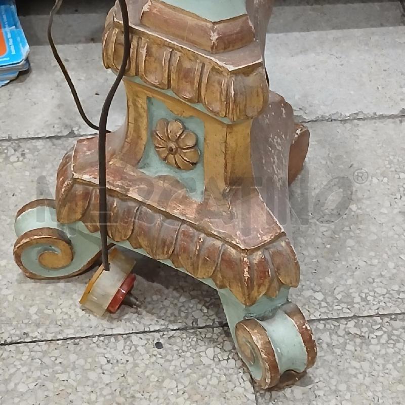 LAMPADA DA CANDELIERE AZZURRO  | Mercatino dell'Usato Roma garbatella 5