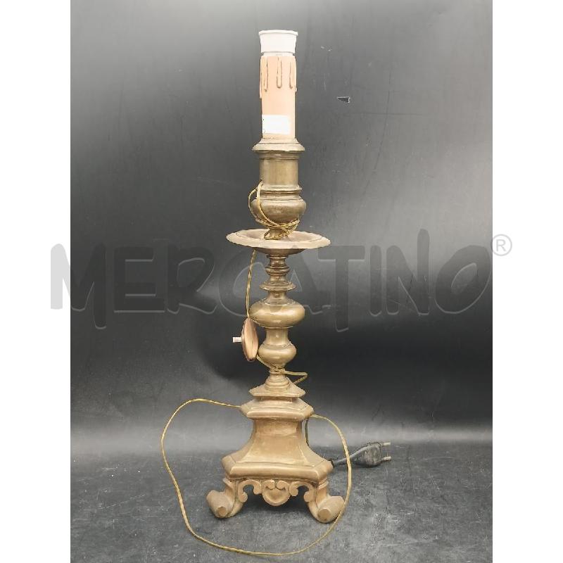 LAMPADA DA CANDELIERE BRONZO | Mercatino dell'Usato Roma garbatella 1