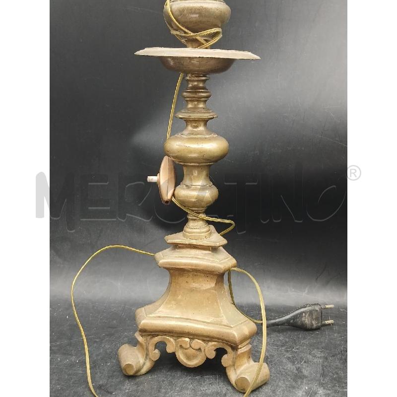 LAMPADA DA CANDELIERE BRONZO | Mercatino dell'Usato Roma garbatella 2