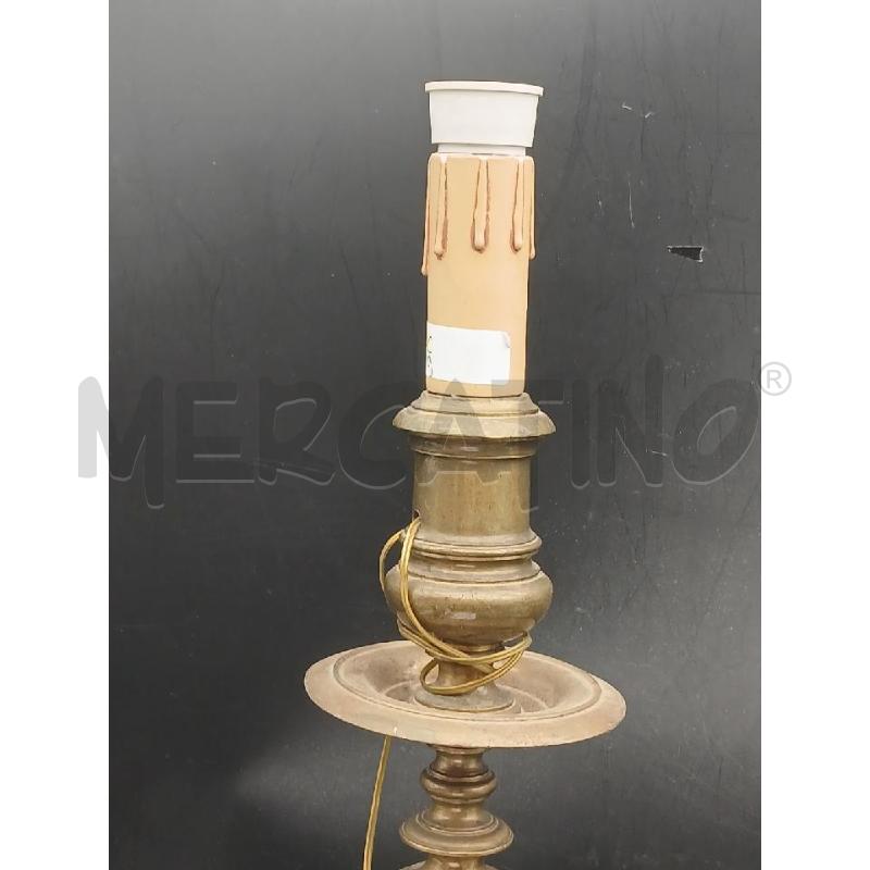 LAMPADA DA CANDELIERE BRONZO | Mercatino dell'Usato Roma garbatella 3