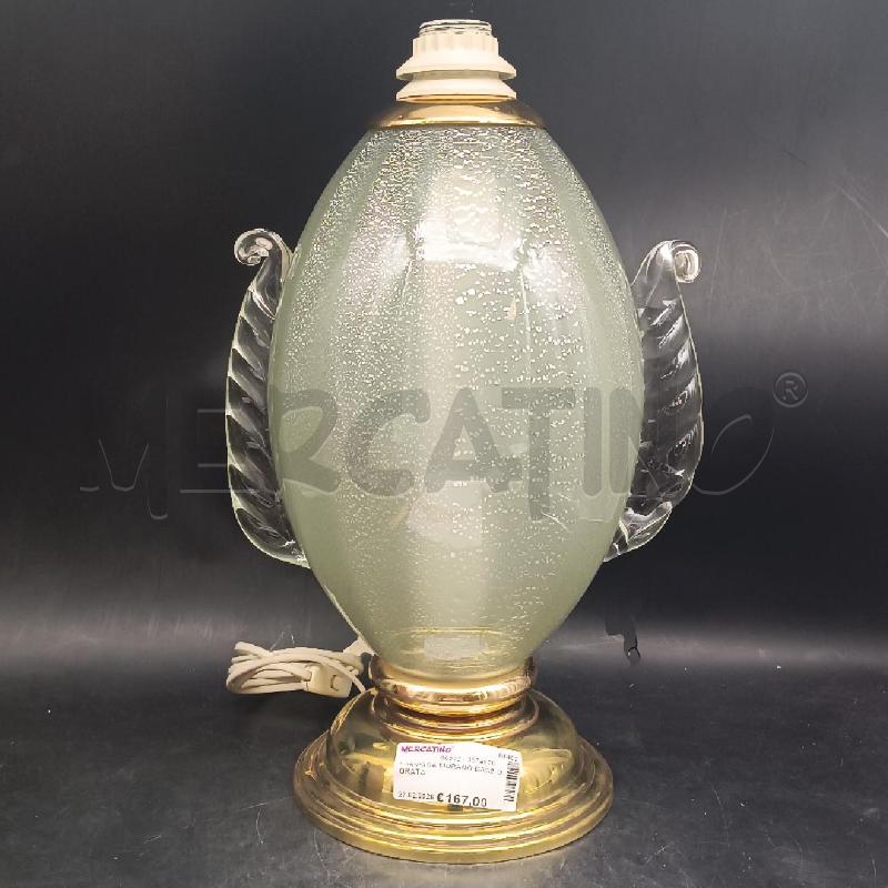 LAMPADA MURANO BASE DORATA | Mercatino dell'Usato Roma garbatella 1