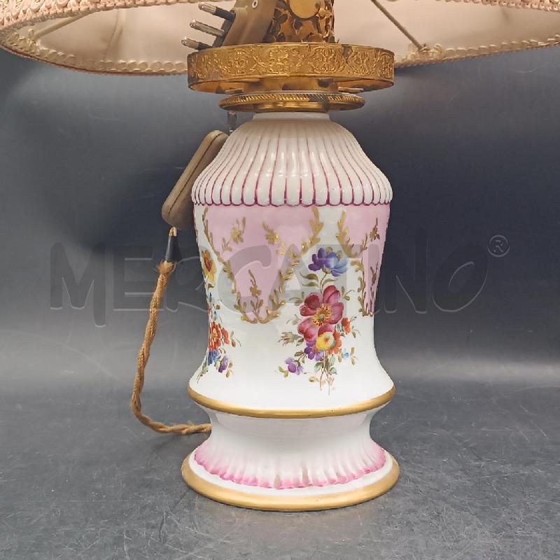 LAMPADA SEVRES FIORI DIPINTI | Mercatino dell'Usato Roma garbatella 2