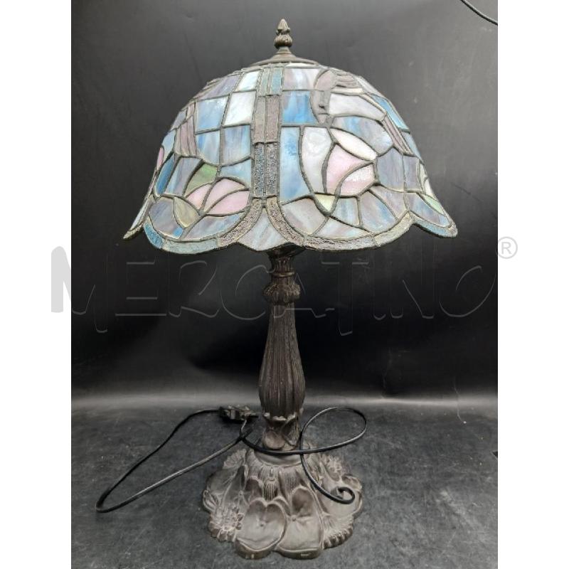 LAMPADA ST. TIFFANY ROSA VIOLA | Mercatino dell'Usato Roma garbatella 1