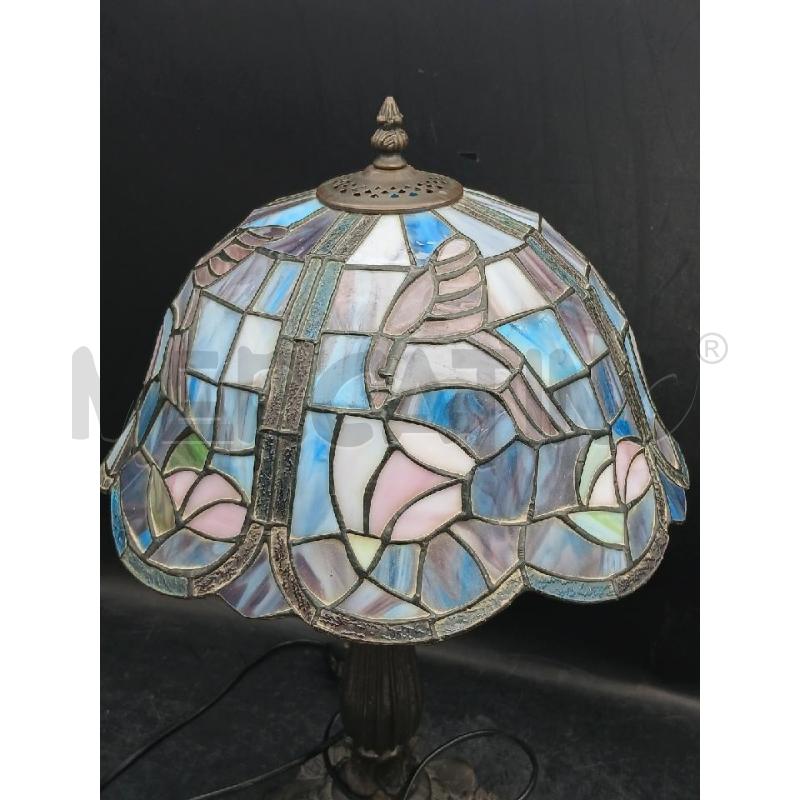 LAMPADA ST. TIFFANY ROSA VIOLA | Mercatino dell'Usato Roma garbatella 2