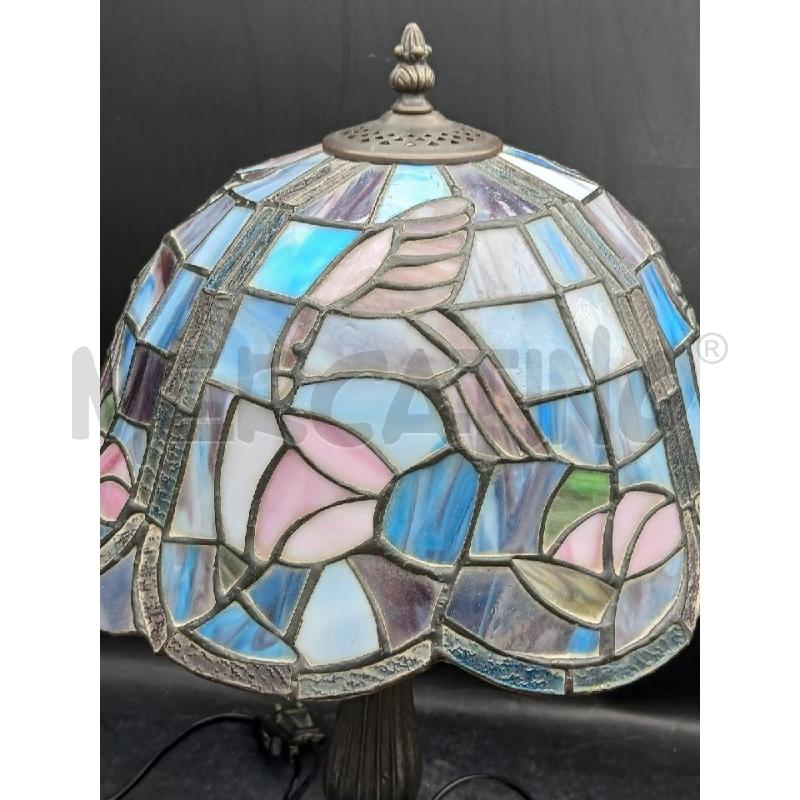 LAMPADA ST. TIFFANY ROSA VIOLA | Mercatino dell'Usato Roma garbatella 3
