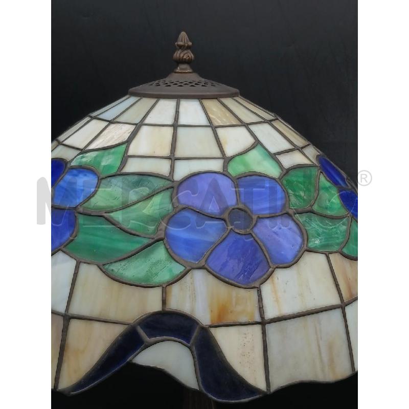 LAMPADA ST/TIFFANY FIORI BLU | Mercatino dell'Usato Roma garbatella 4