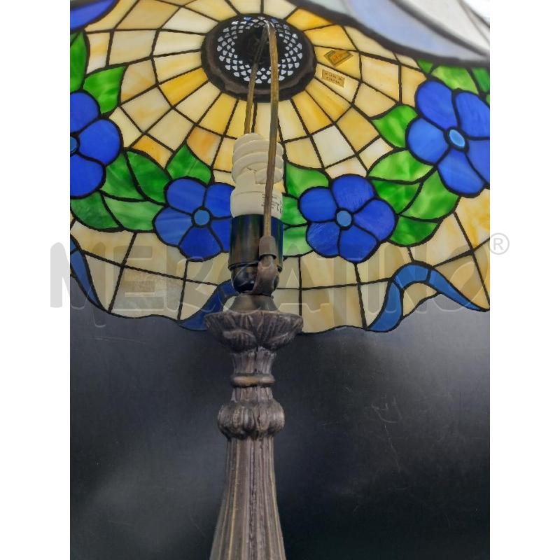 LAMPADA ST/TIFFANY FIORI BLU | Mercatino dell'Usato Roma garbatella 5