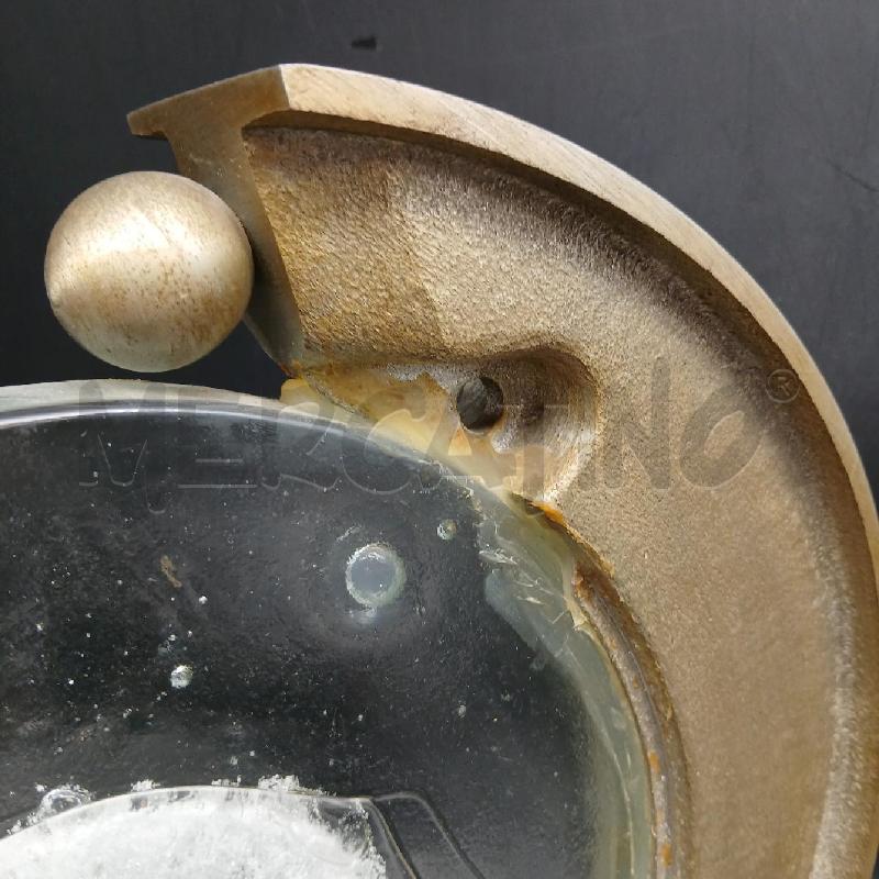 LAMPADA STILE INDUSTRIA DISCO VETRO | Mercatino dell'Usato Roma garbatella 3