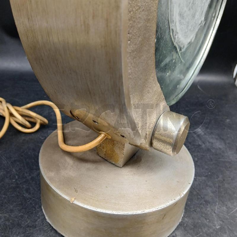 LAMPADA STILE INDUSTRIA DISCO VETRO | Mercatino dell'Usato Roma garbatella 4