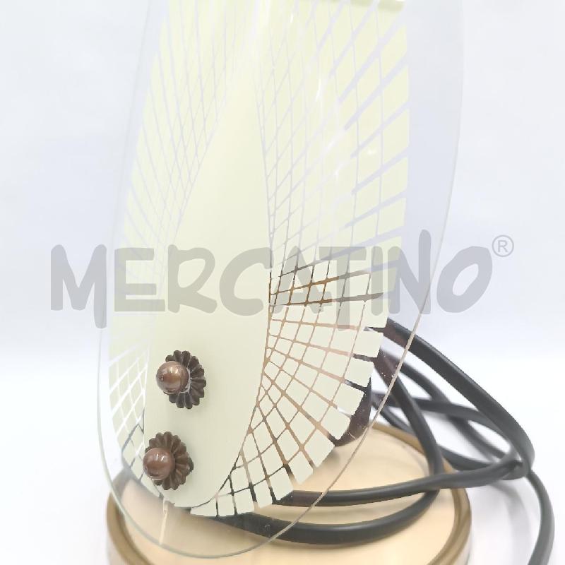 LAMPADA VETRO METALLO ANNI '50 | Mercatino dell'Usato Roma garbatella 3