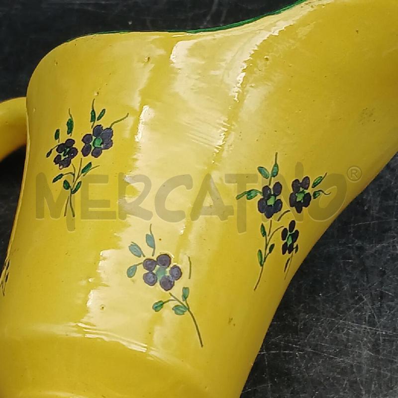 LATTIERINA GIALLA FIORI B VERDE | Mercatino dell'Usato Roma garbatella 3
