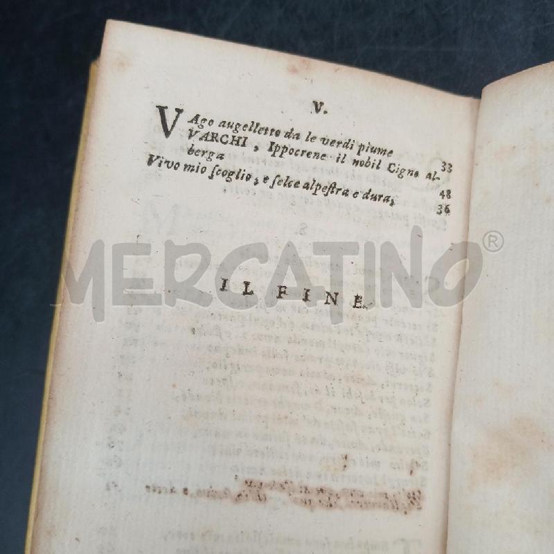 LIBRO VINTAGE RIME E PROSE  | Mercatino dell'Usato Roma garbatella 4