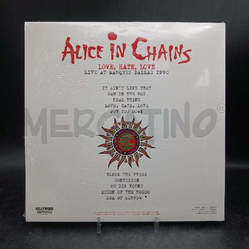 LP ALICE IN CHAINS LOVE HATE LOVE MINT  | Mercatino dell'Usato Roma garbatella 2