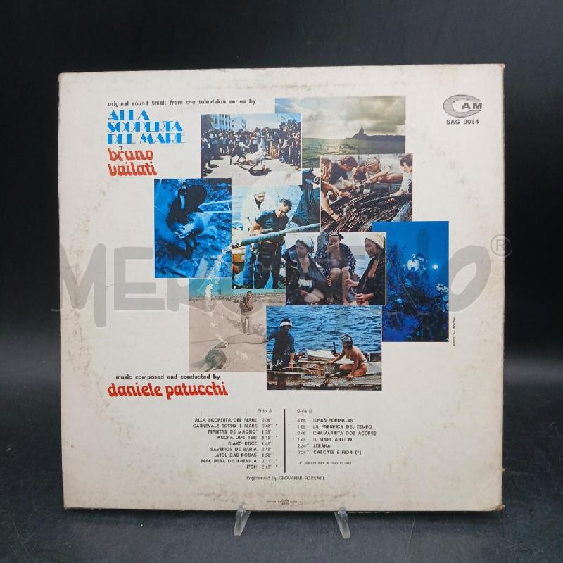 LP ALLA SCOPERTA DEL MARE BRUNO VAILATI  | Mercatino dell'Usato Roma garbatella 2