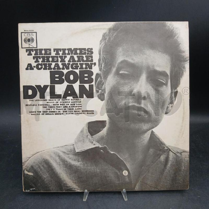 LP BOB DYLAN THE TIMES A CHANGING  | Mercatino dell'Usato Roma garbatella 1