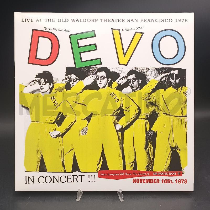 LP DEVO IN CONCERT  | Mercatino dell'Usato Roma garbatella 1