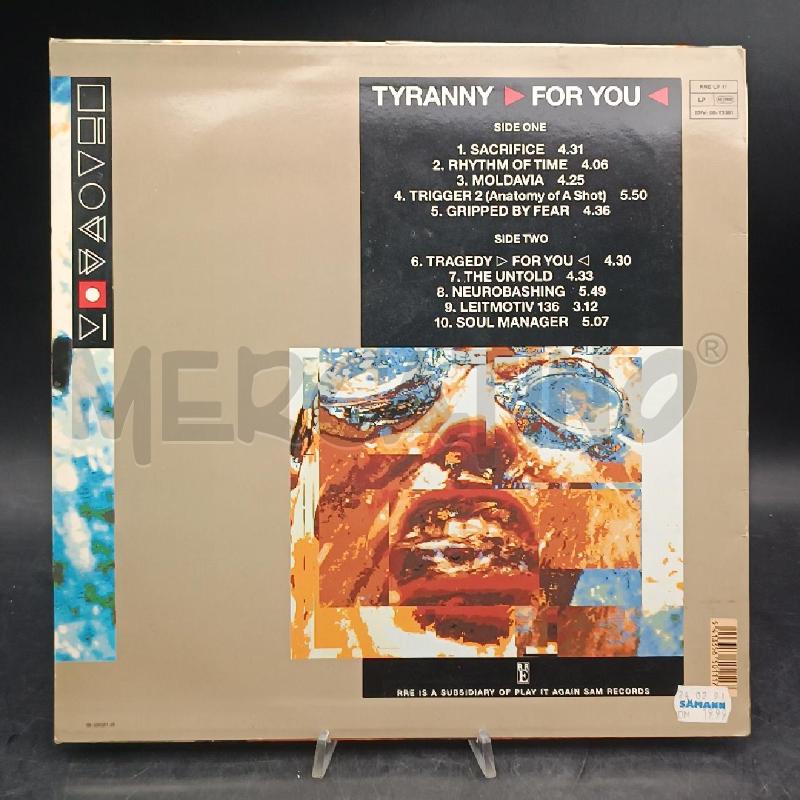 LP FRONT 242 TYRANNY FOR YOU | Mercatino dell'Usato Roma garbatella 2