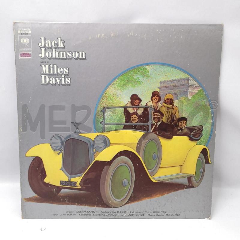 LP JACK JOHNSON MILES DAVIS 1 STAMP USA  | Mercatino dell'Usato Roma garbatella 1