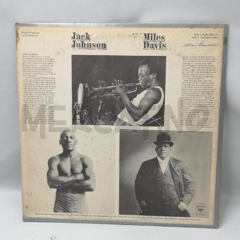 LP JACK JOHNSON MILES DAVIS 1 STAMP USA  | Mercatino dell'Usato Roma garbatella 2