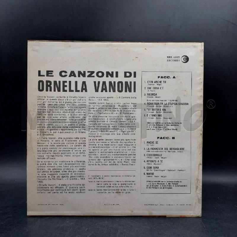 LP LE CANZONI DI ORNELLA VANONI | Mercatino dell'Usato Roma garbatella 2