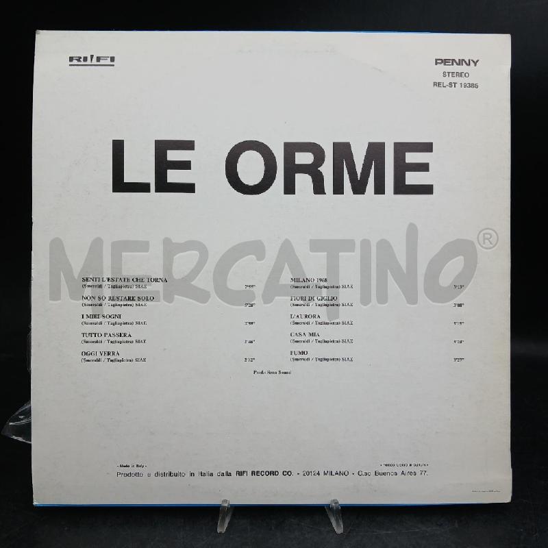 LP LE ORME VERITÀ NASCOSTE  | Mercatino dell'Usato Roma garbatella 2