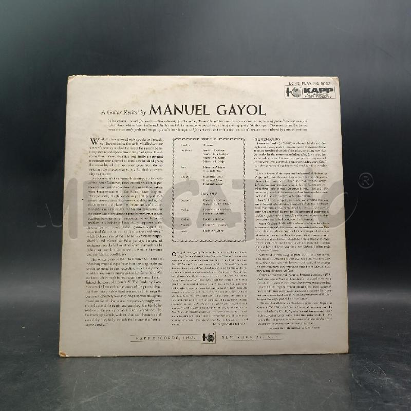 LP MANUEL GAYOL | Mercatino dell'Usato Roma garbatella 2