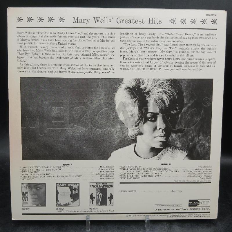 LP MOTOWN USA MARY WELL  | Mercatino dell'Usato Roma garbatella 2