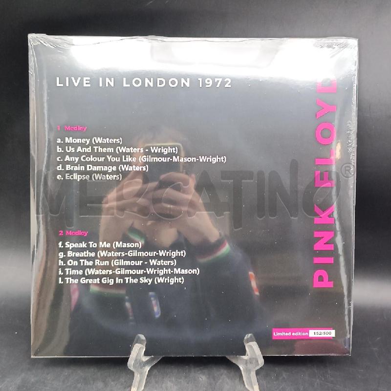 LP PINK FLOYD LIVE LONDON 1972 | Mercatino dell'Usato Roma garbatella 2